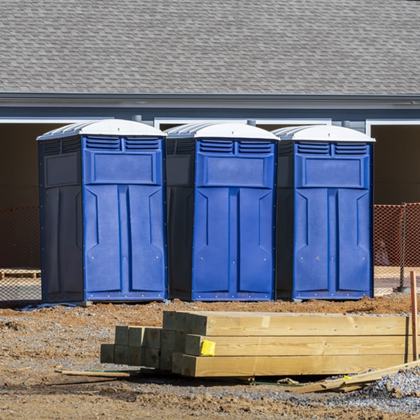 do you offer hand sanitizer dispensers inside the porta potties in Clyde NJ